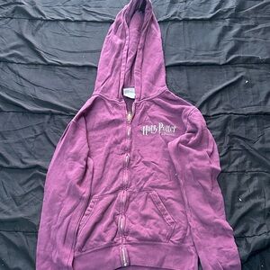 Warner Bros. Purple Harry Potter The Exhibition Zip-Up Hoodie